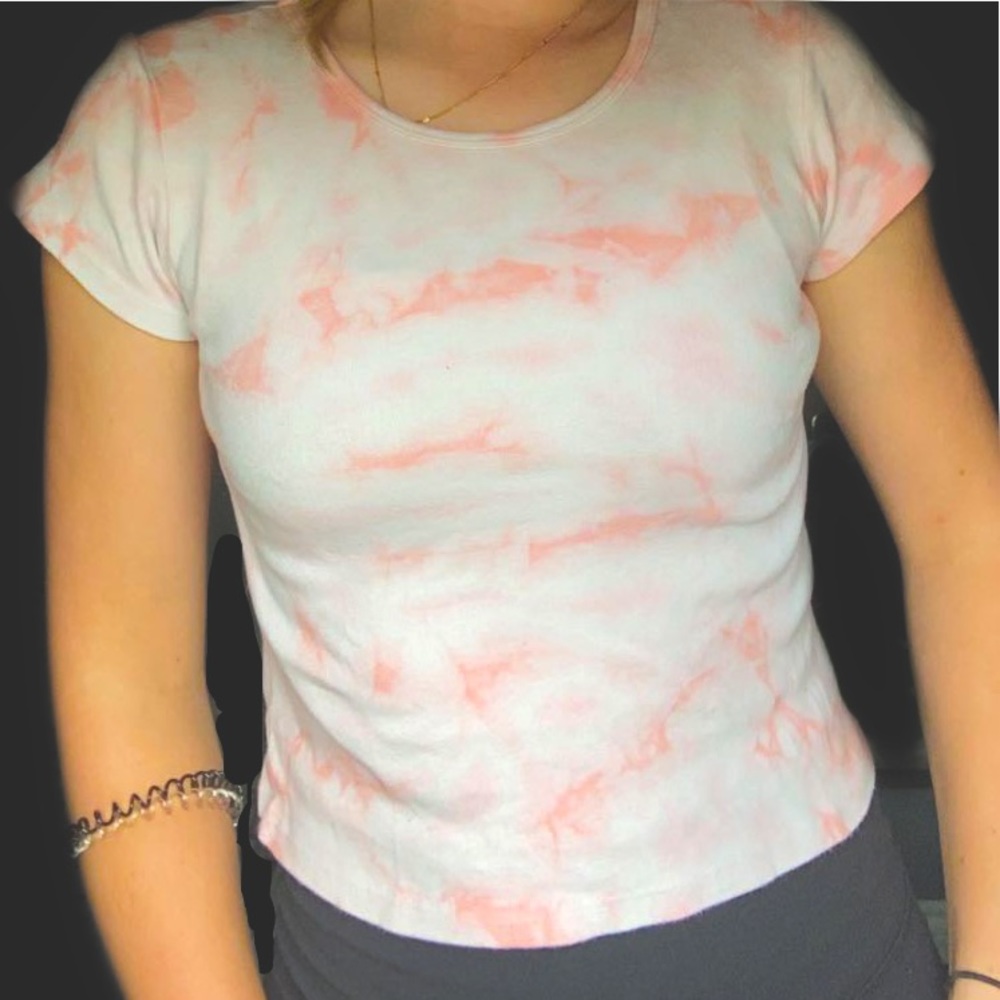 American Eagle Super Soft Tie Dye Baby Tee
